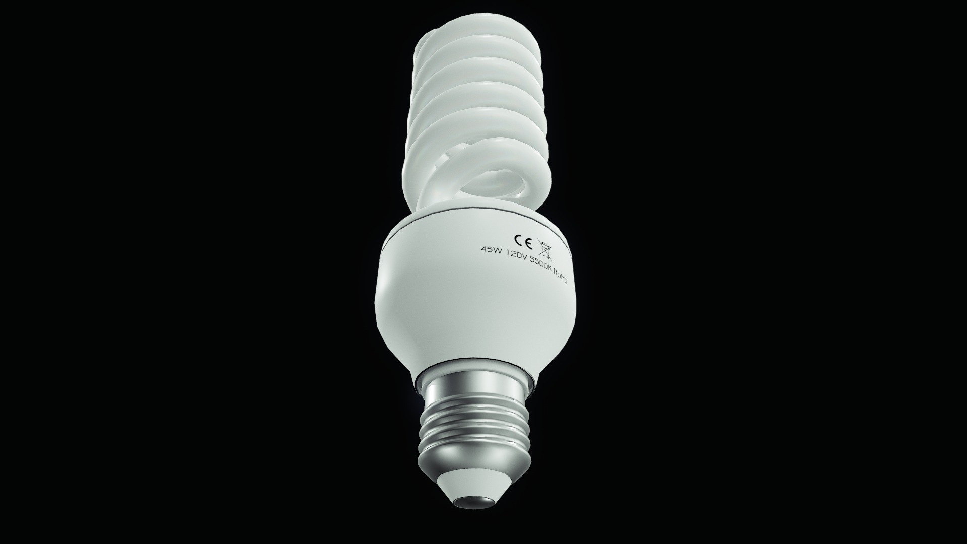 Spiral Bulb - Tutorial Included Low-poly 3D model_8