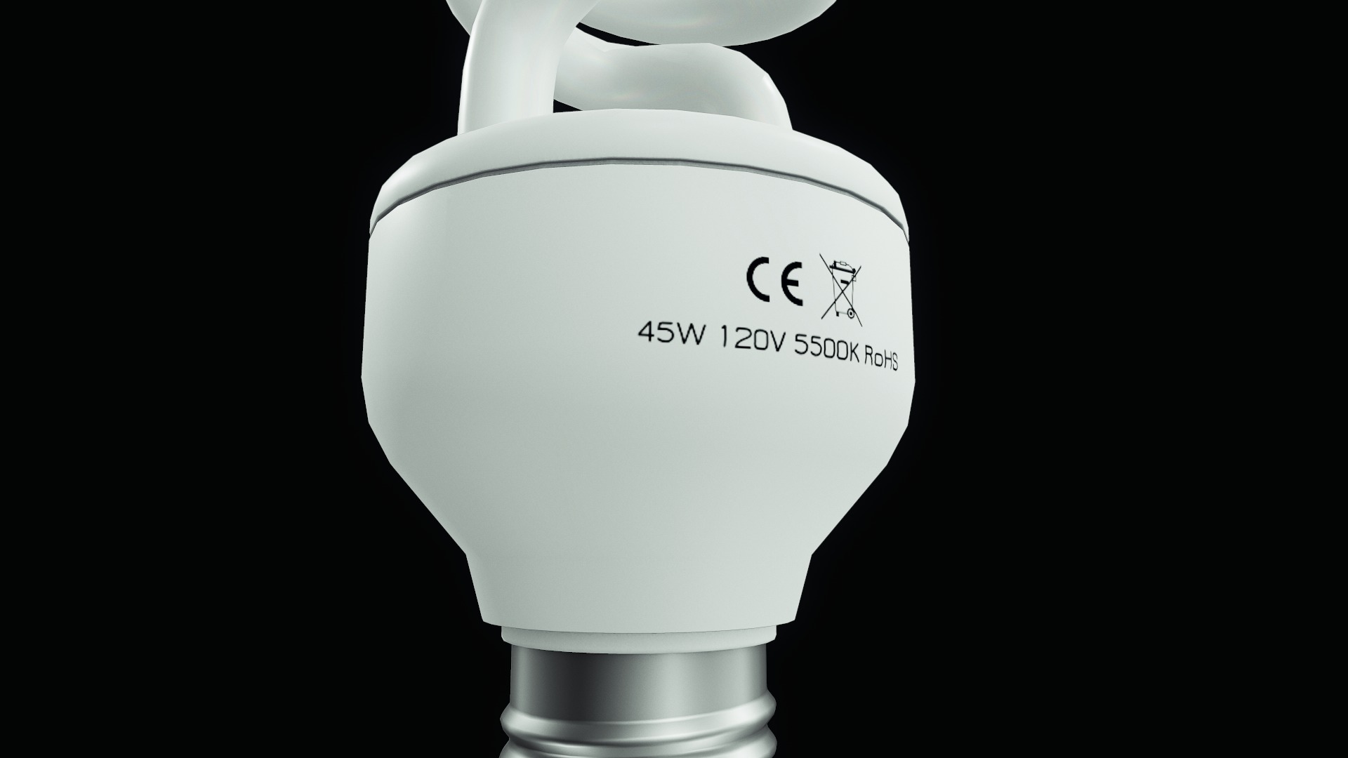 Spiral Bulb - Tutorial Included Low-poly 3D model_10