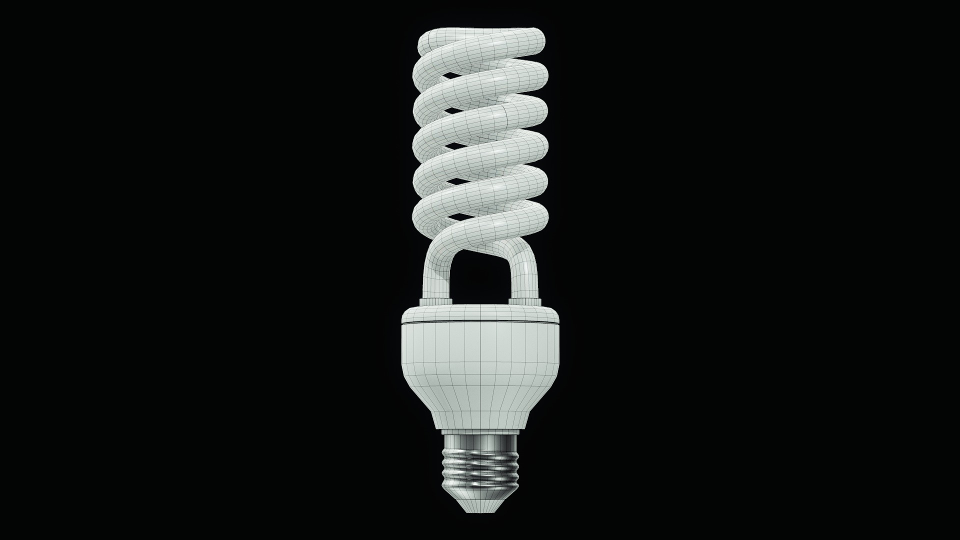 Spiral Bulb - Tutorial Included Low-poly 3D model_7