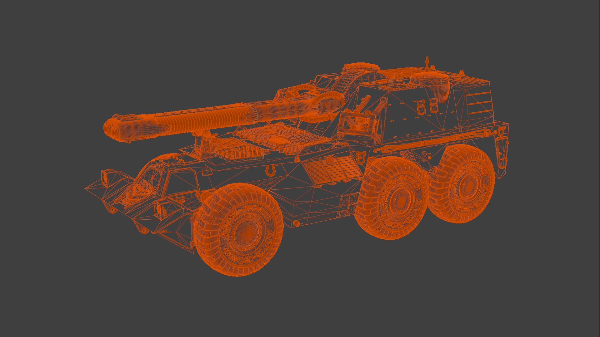 tank gun G6 3D print model_13