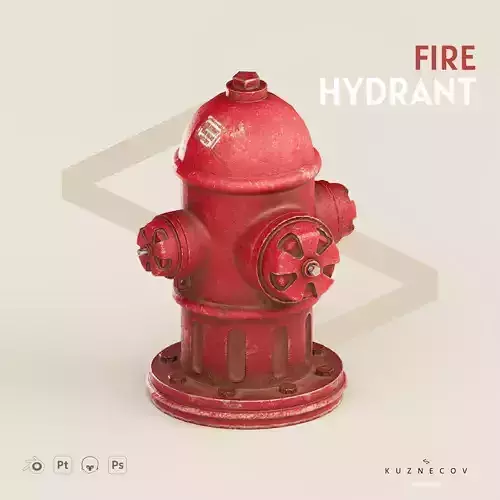 Fire Hydrant GameDev Low-poly 3D model Fire Hydrant GameDev Low-poly 3D model