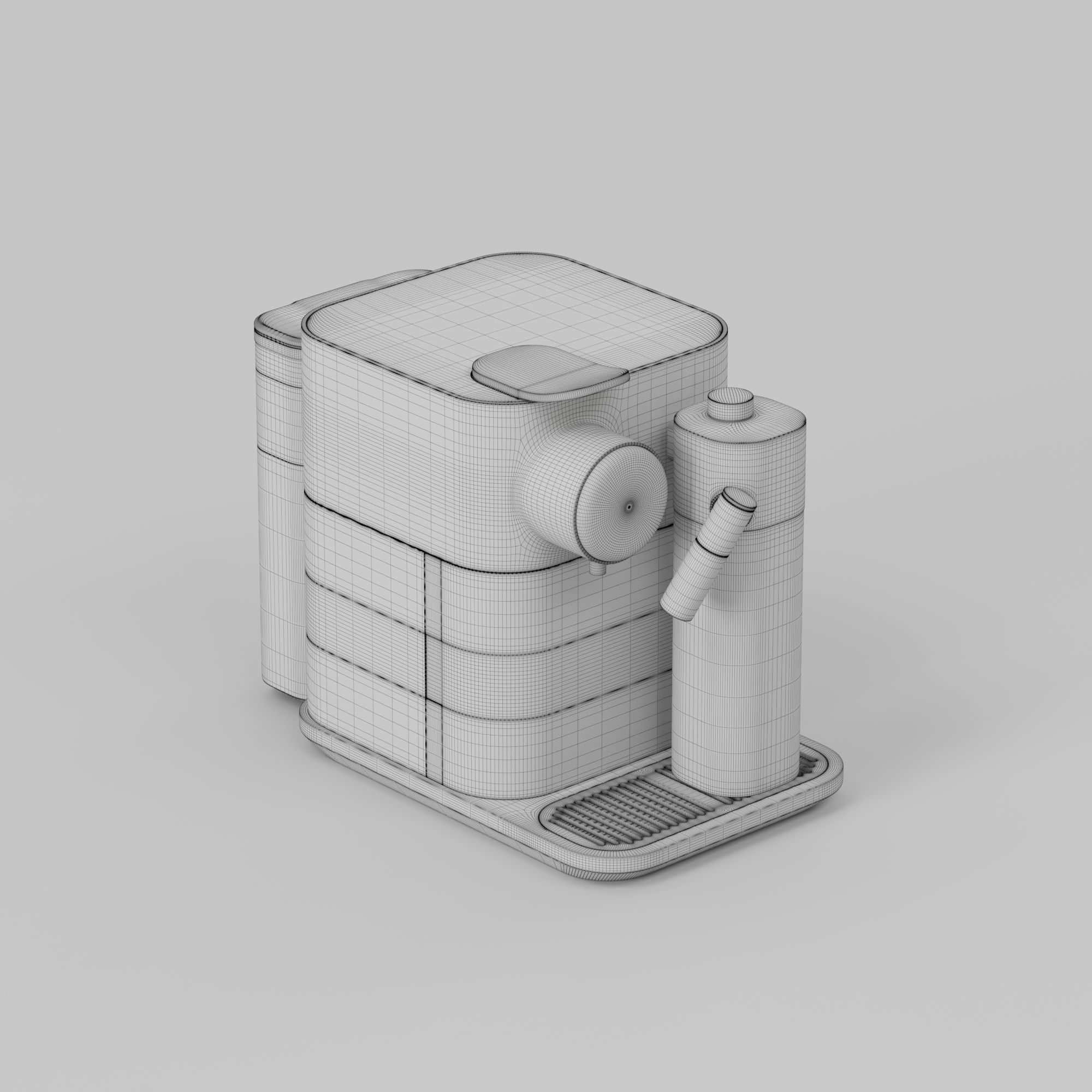 Nespresso Gran Lattissima espresso machine 3D model_2