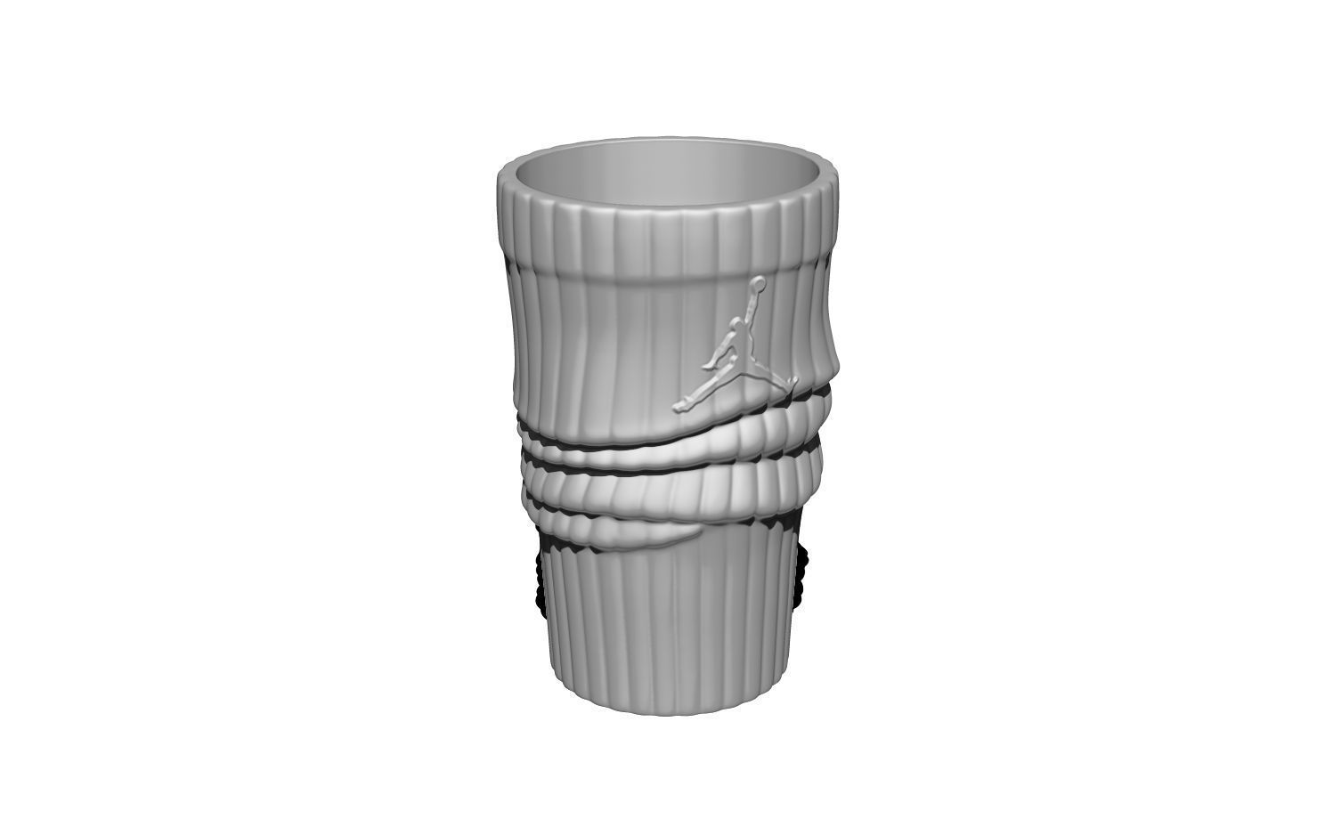 Sock vase - jordan 3D print model_1
