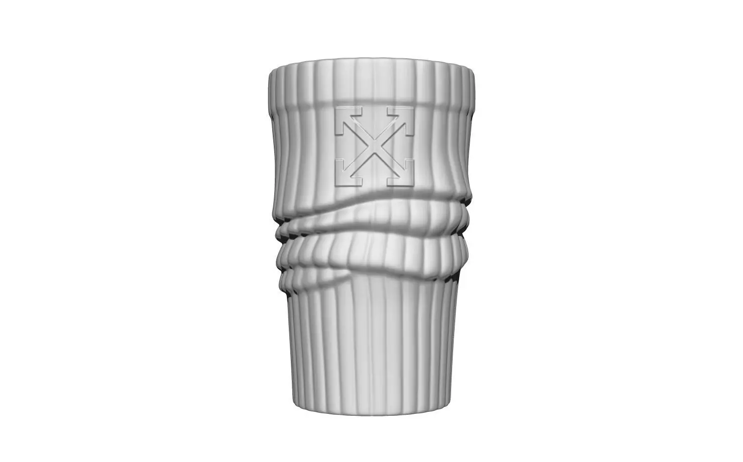 Sock vase - Off White 3D print model