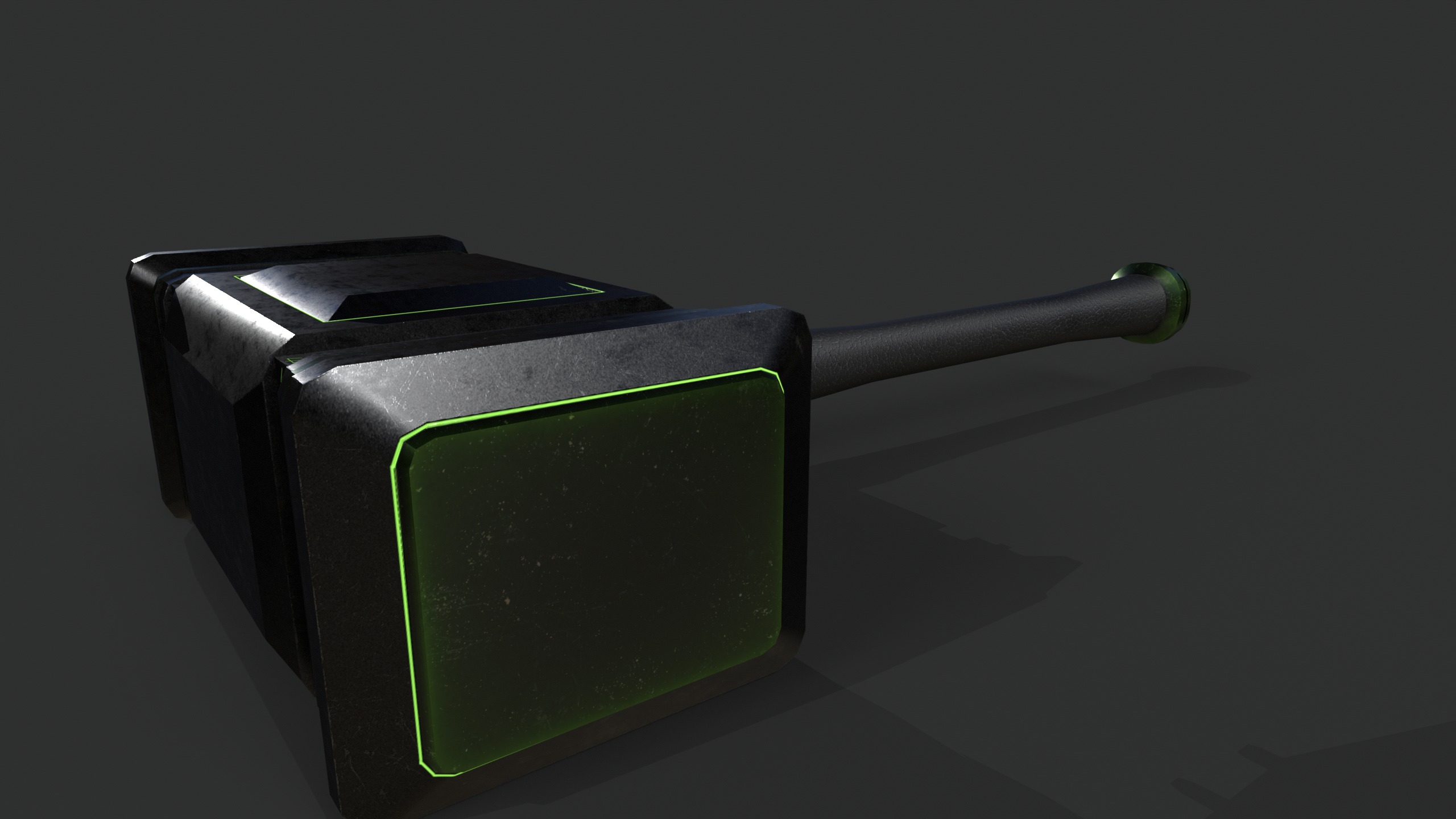 Game Ready Necrotic Weapon Pack 3D Model Collection_6