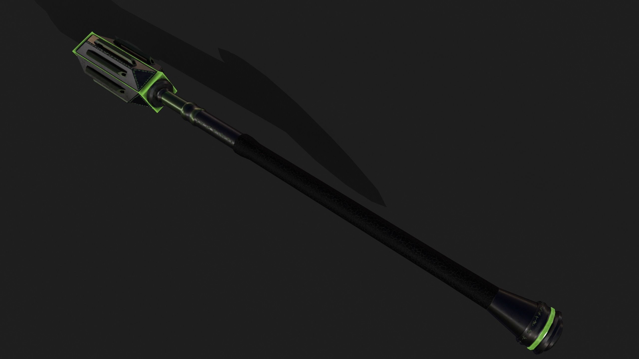 Game Ready Necrotic Weapon Pack 3D Model Collection_23