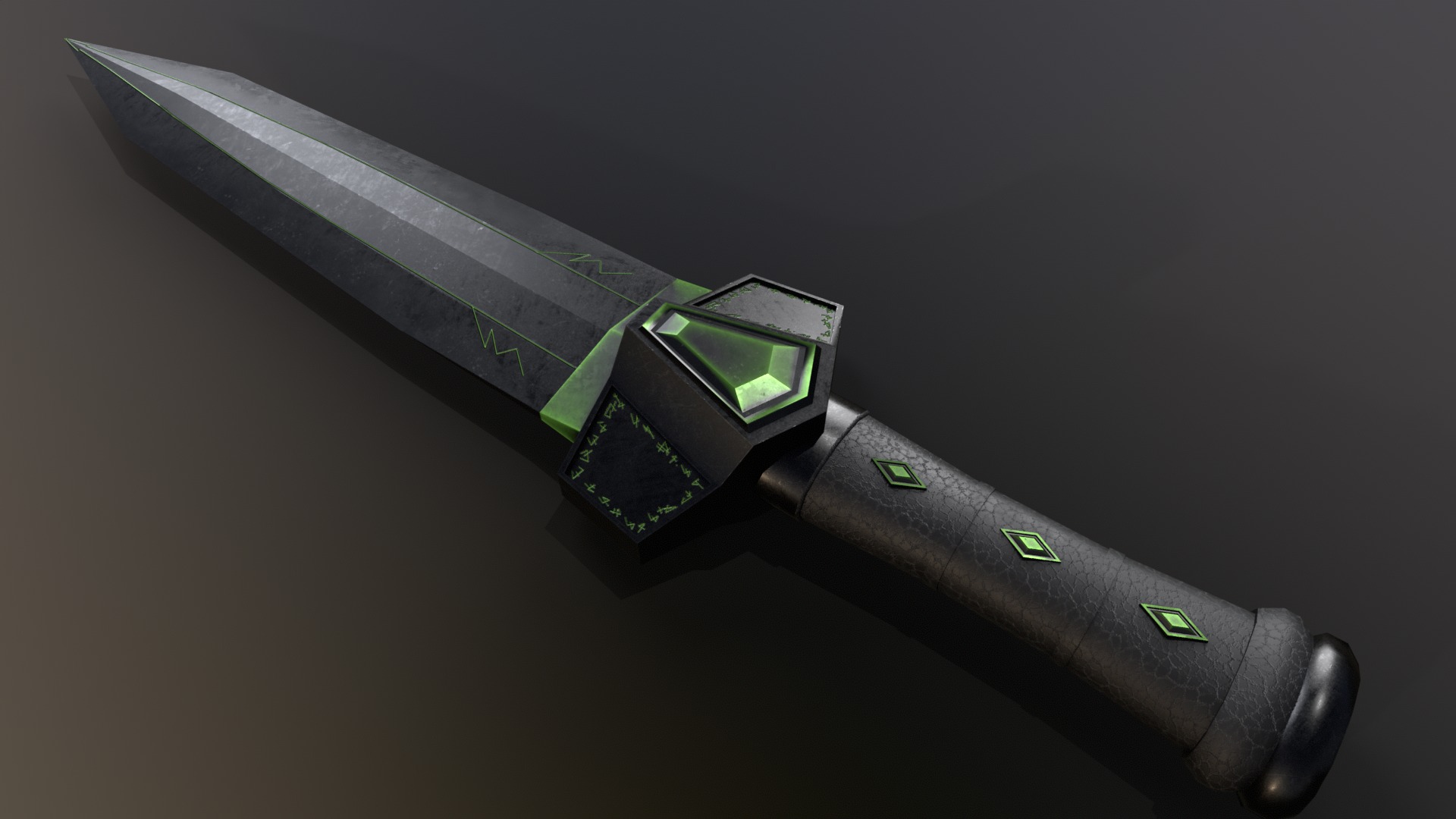 Game Ready Necrotic Weapon Pack 3D Model Collection_10