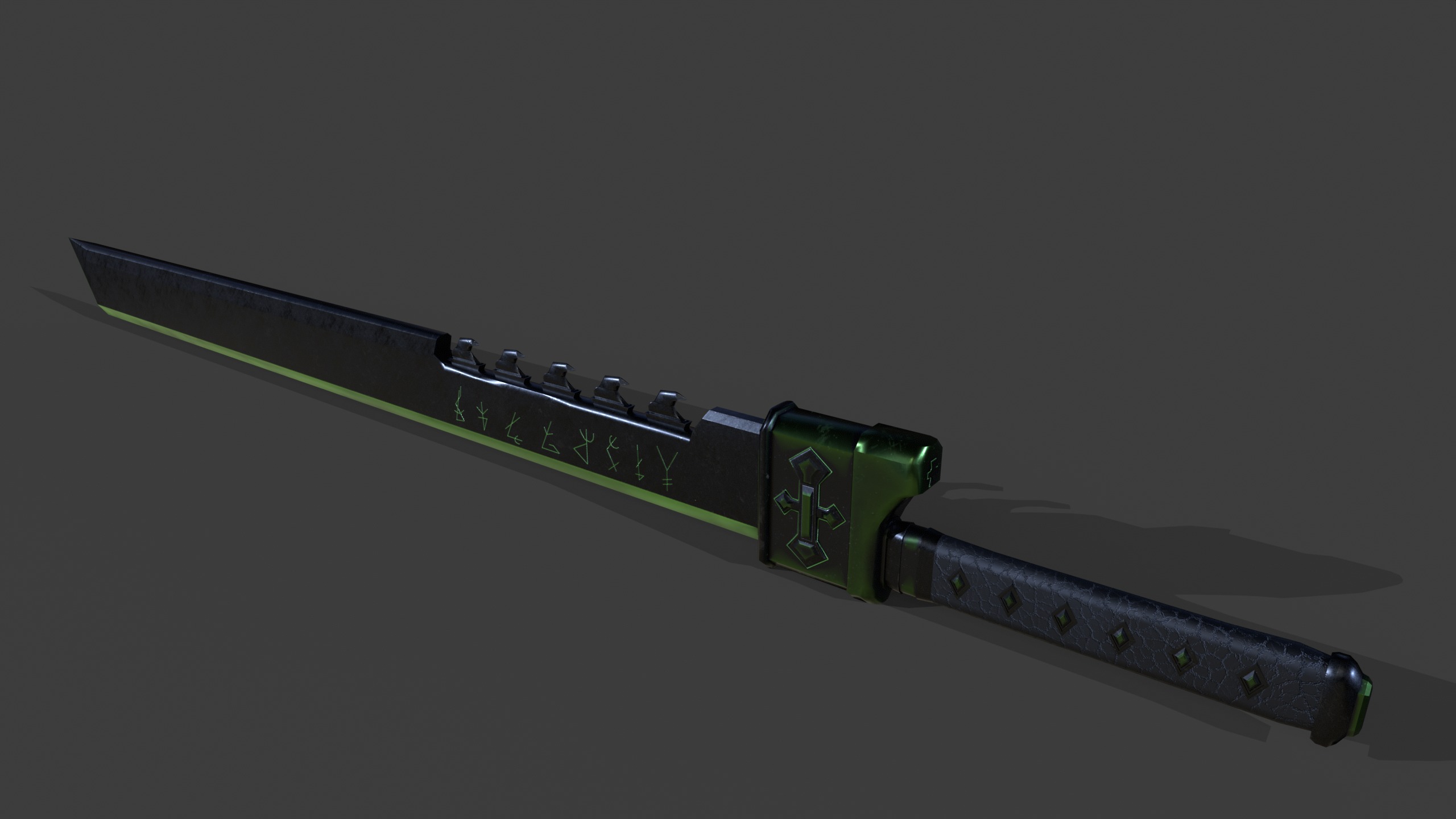 Game Ready Necrotic Weapon Pack 3D Model Collection_15