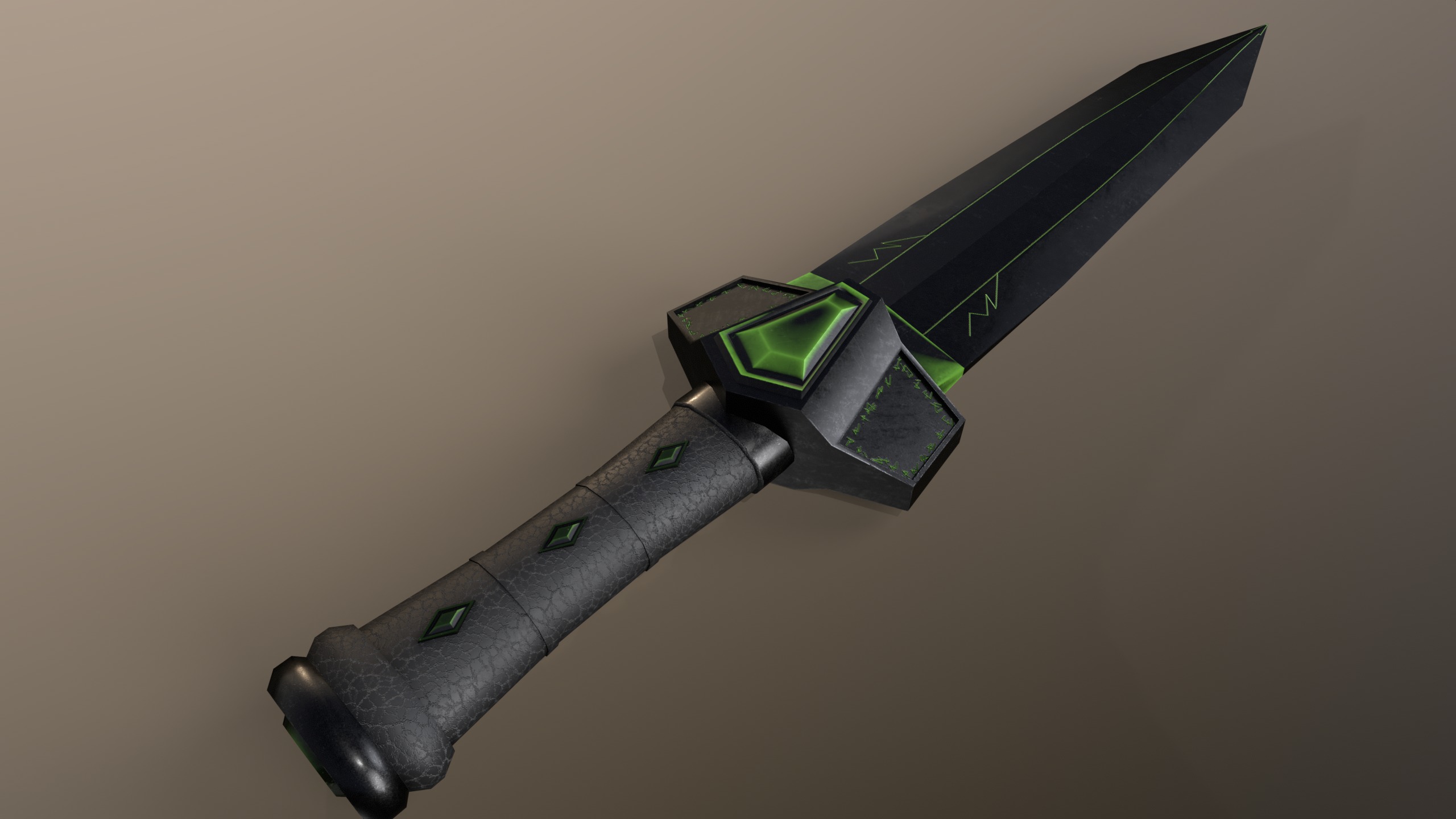 Game Ready Necrotic Weapon Pack 3D Model Collection_13