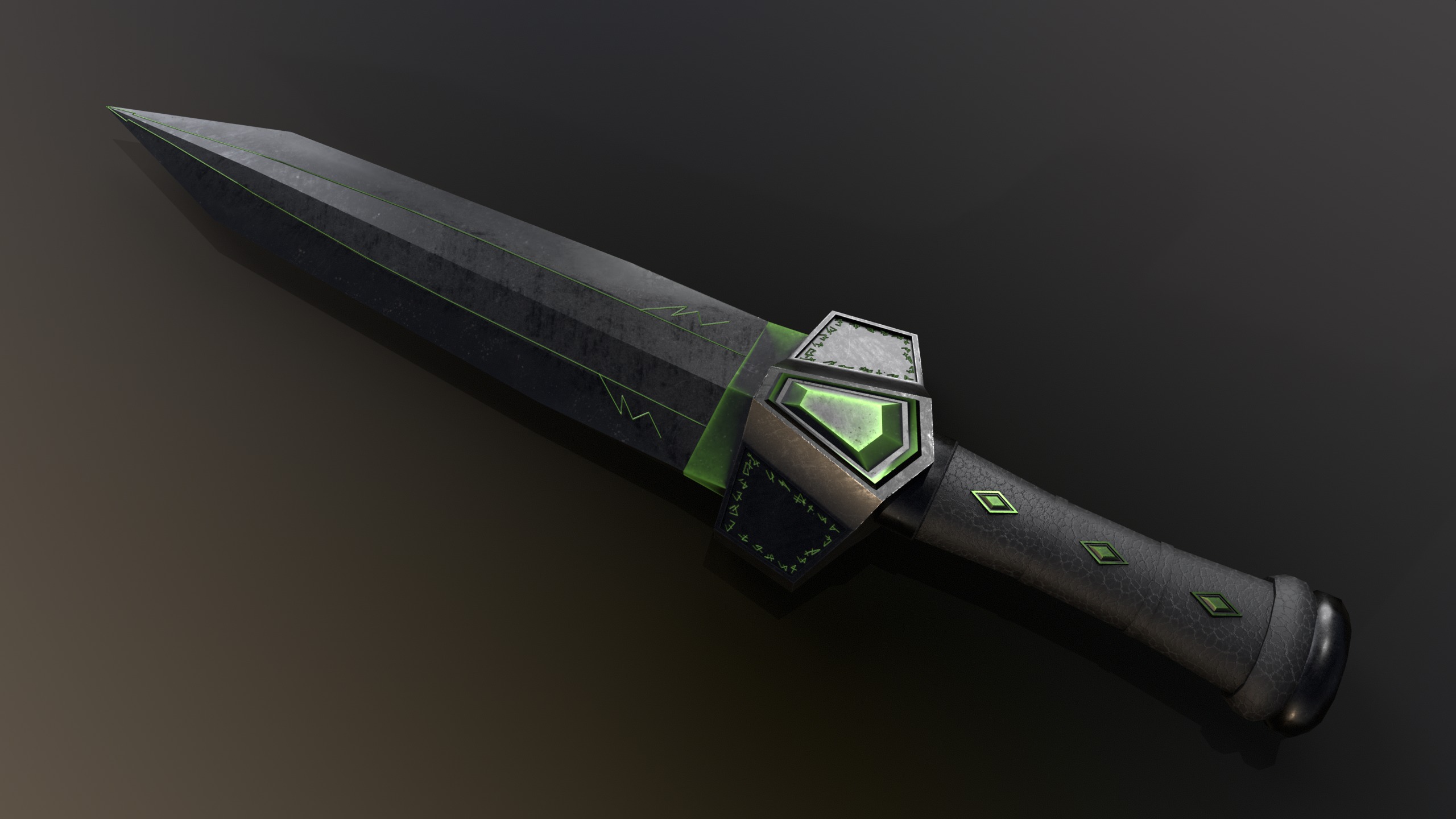 Game Ready Necrotic Weapon Pack 3D Model Collection_14