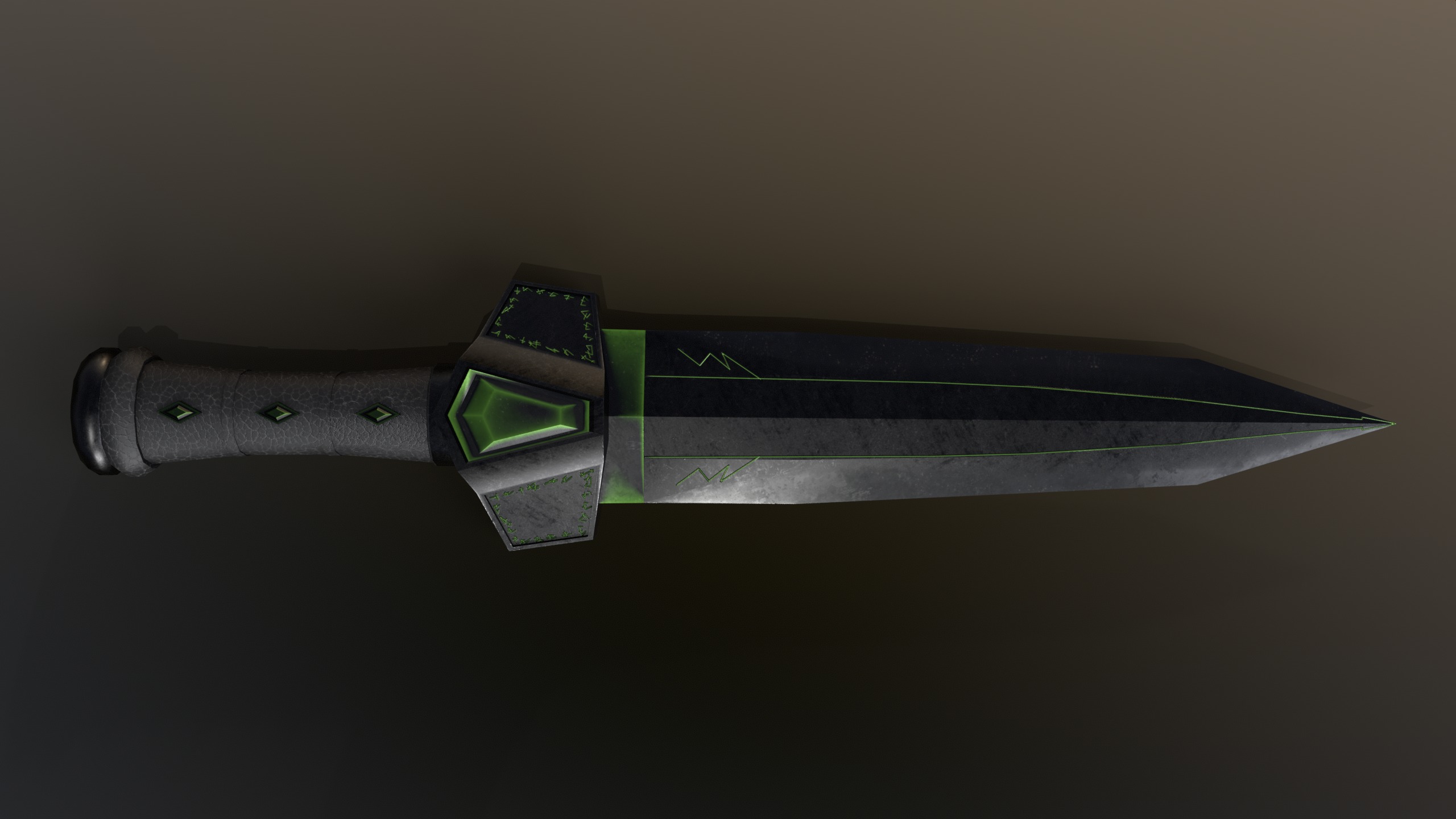 Game Ready Necrotic Weapon Pack 3D Model Collection_12