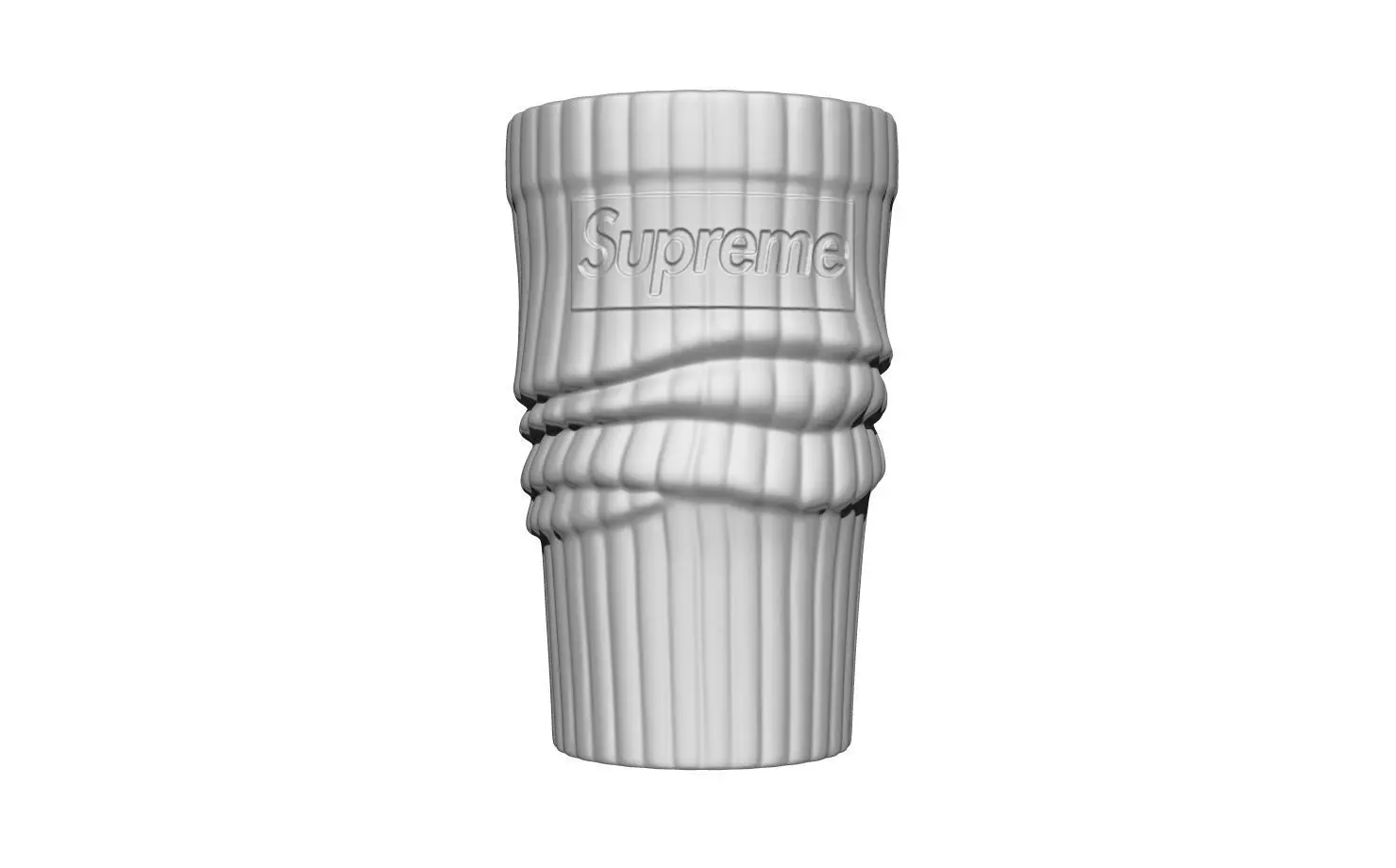 Sock vase - supreme 3D print model