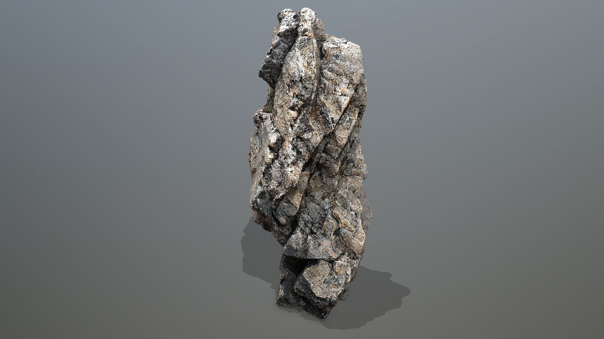 desert rocks Low-poly 3D model_22