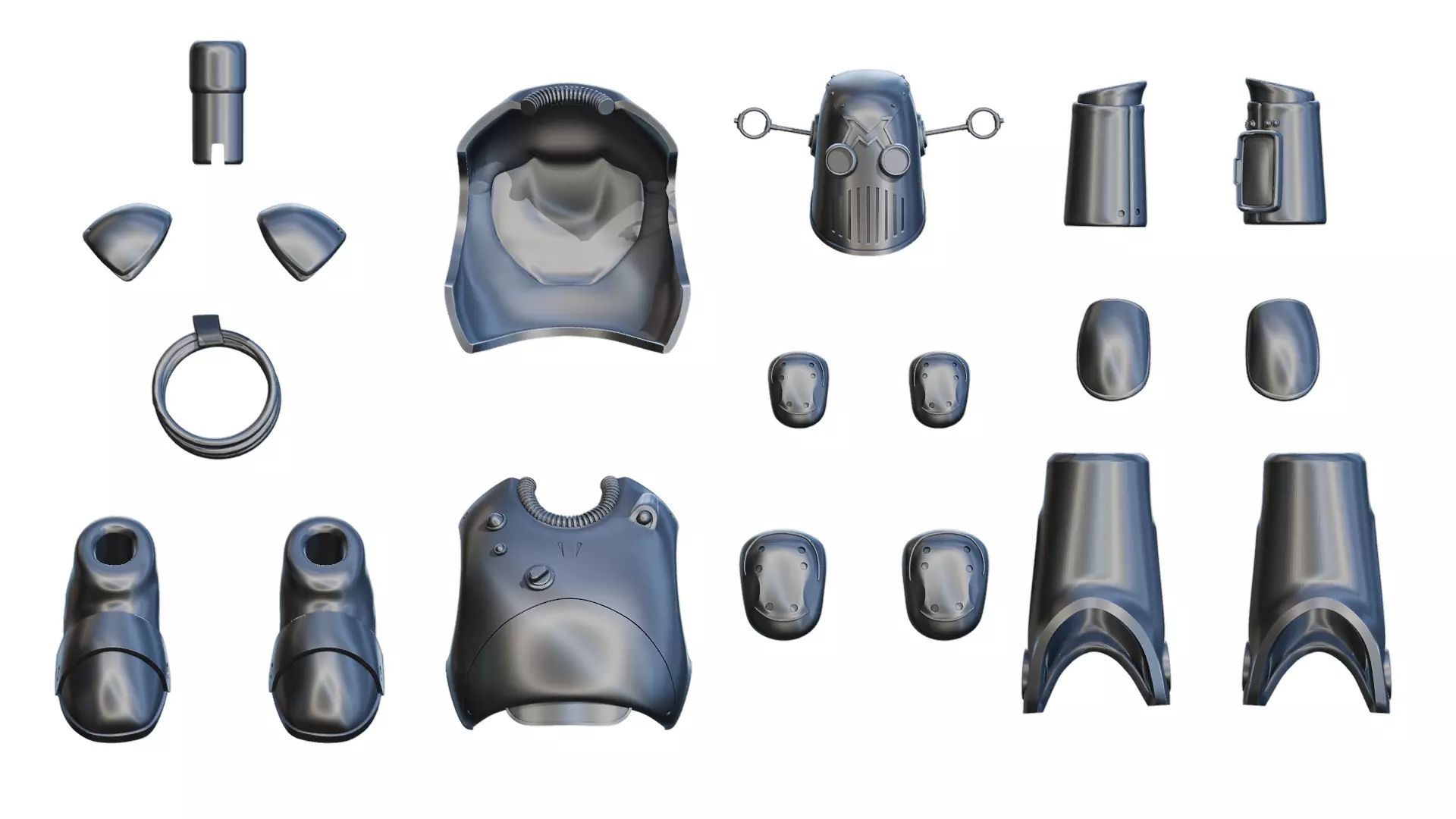 Fallout 4 - The Mechanist 3D print kit 3D print model_0