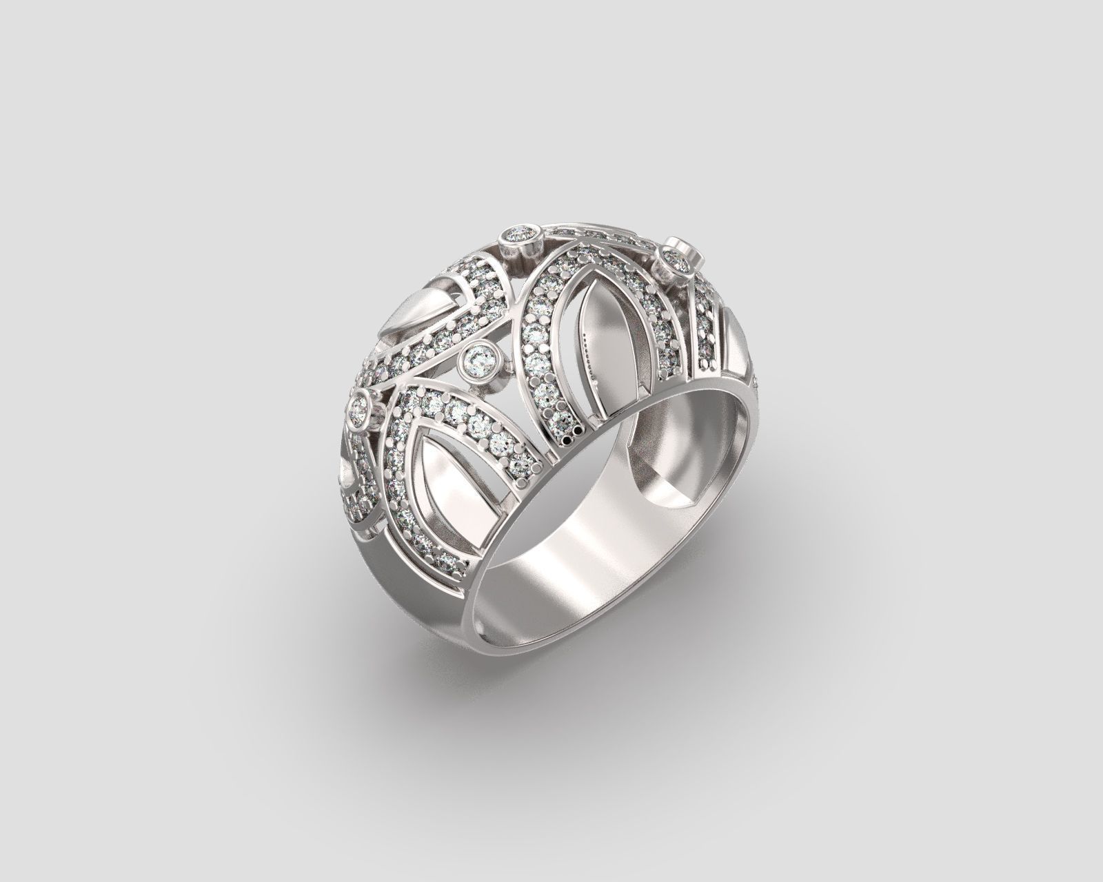 R 182 Ring 3D print model_7