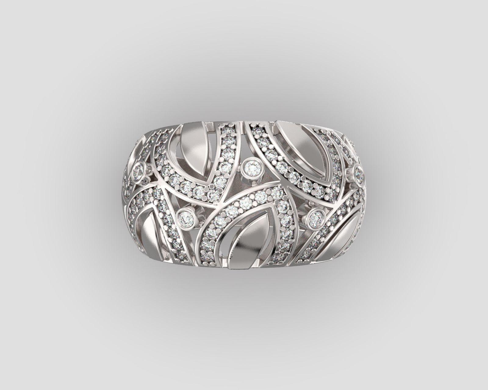 R 182 Ring 3D print model_8