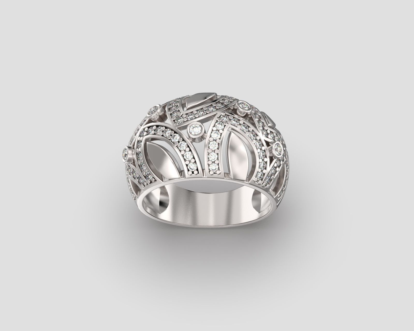 R 182 Ring 3D print model_5