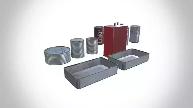 Metal Pans Tin Can Metal Box