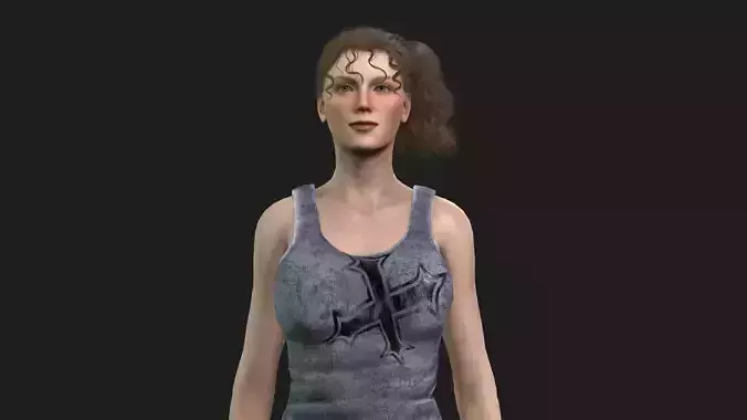 High Quality 3D Model of a Woman