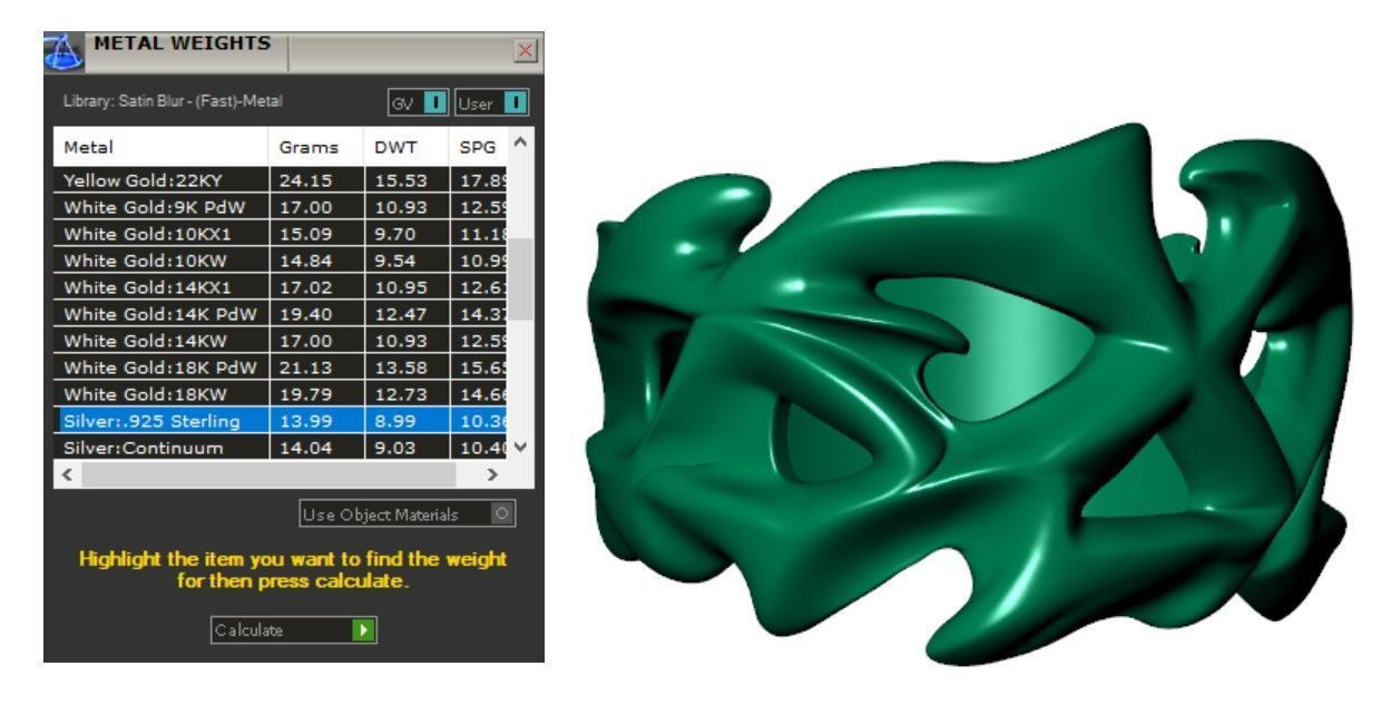 Punk Vine Pattern Silver Men Ring                         3D print model_2