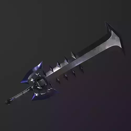 Fantasy Sword PBR Low-poly 3D model