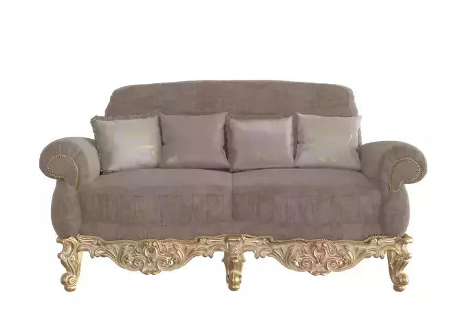 Classic refined sofa by Modenese 3D model