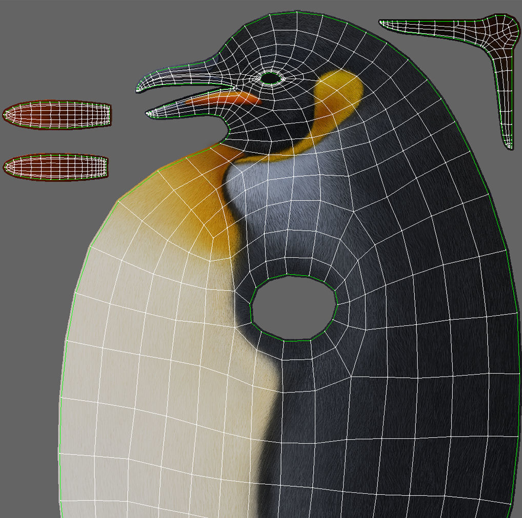 Animated penguin 3D model_9