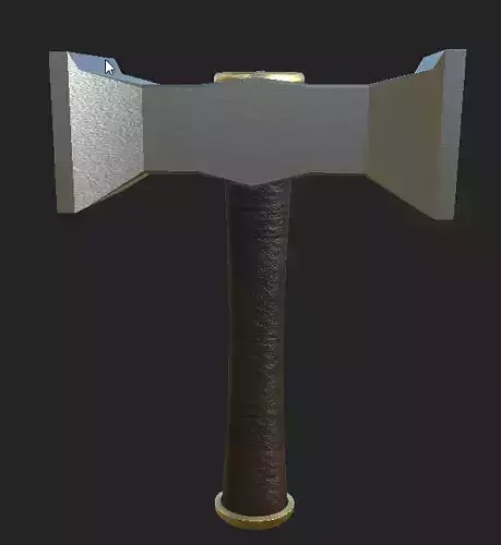 Fantasy Hammer - Low Poly