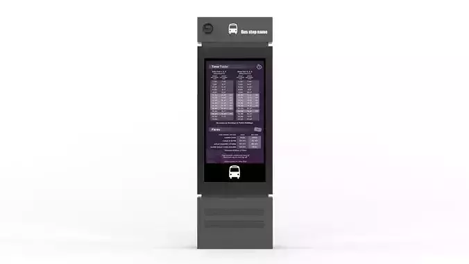 Bus Stop Digital Signage Display