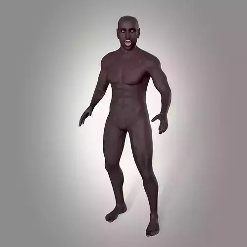 Monster Character with High Quality FK-IK Rigging Low-poly 3D model