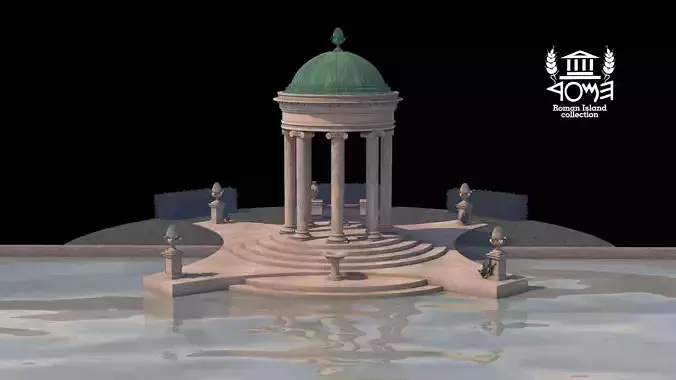 Roman Island Gazebo