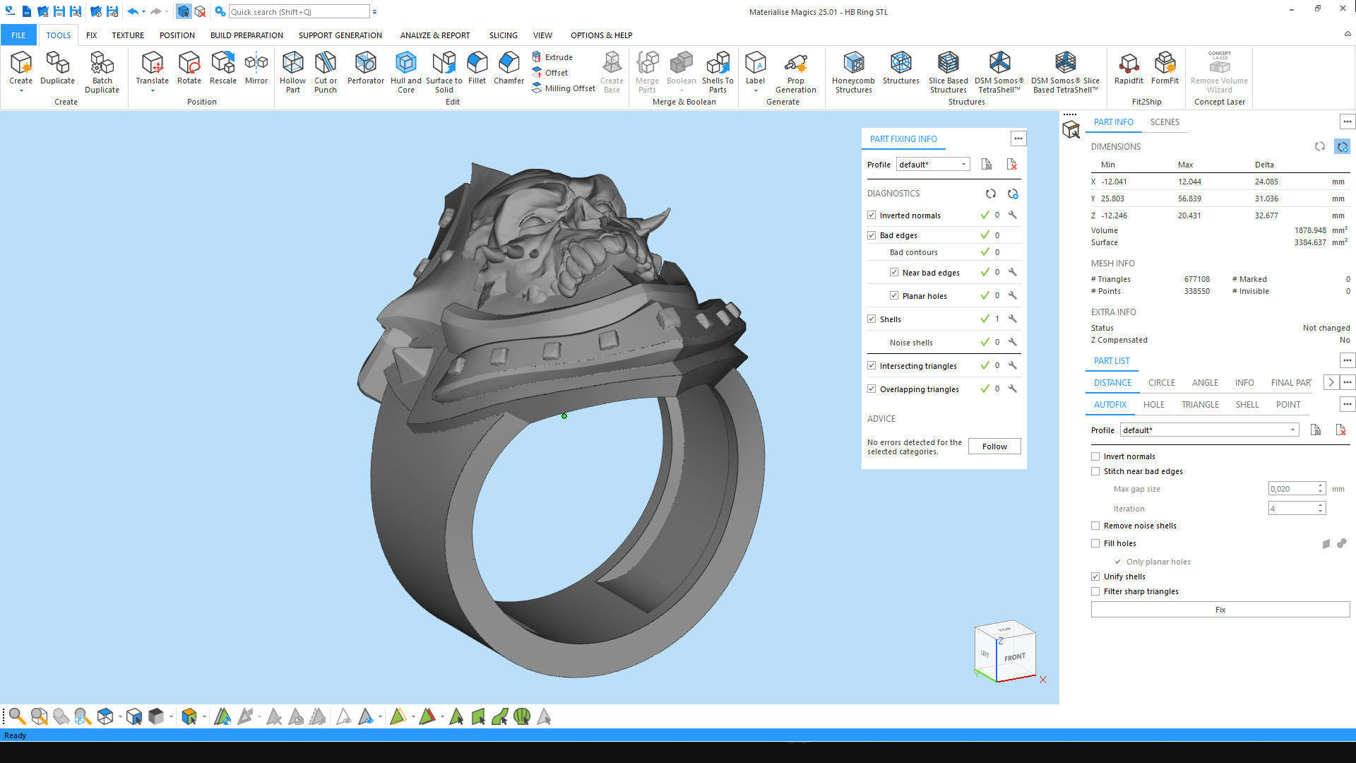 HB Men Ring STL 3D print model_13