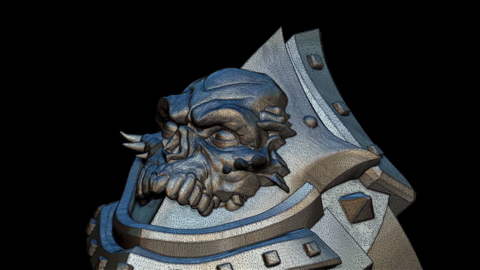 HB Men Ring STL 3D print model_15