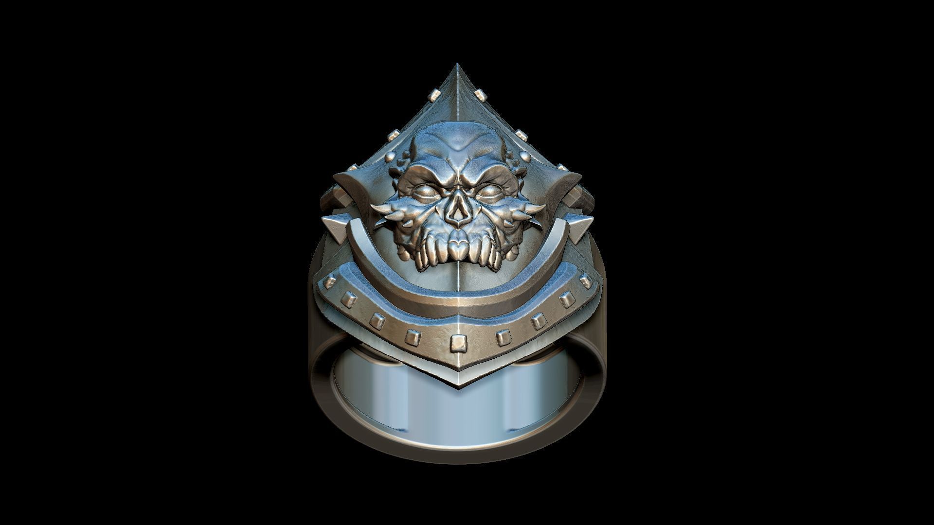HB Men Ring STL 3D print model_6