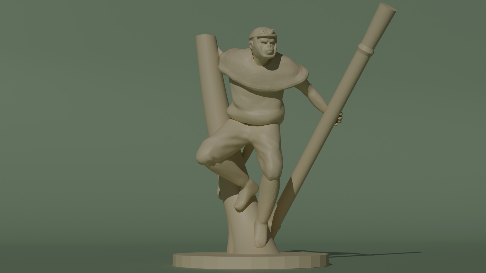Monkey King Sun Wukong 3D print model_2