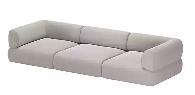 3DSMAX - Modular Sofa - Corona - Vray Render