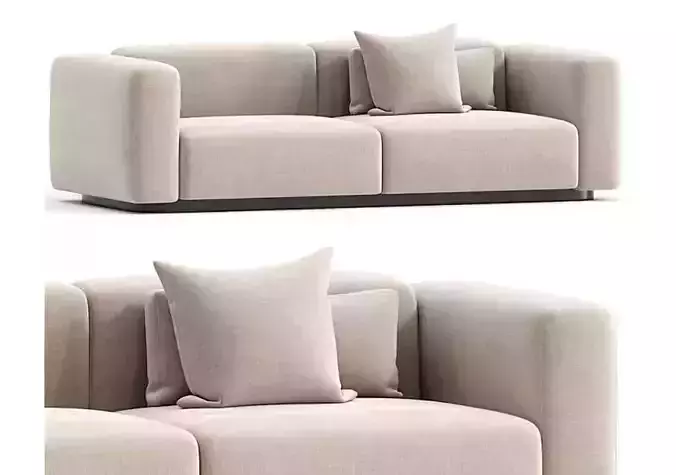 3DSMAX - Modular Sofa - Corona - Vray Render