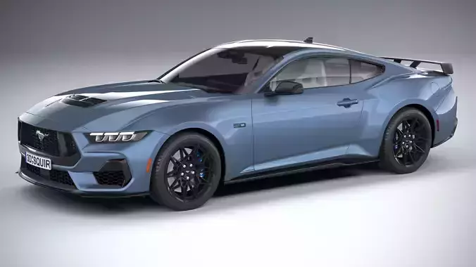Mustang GT 2024 3D model