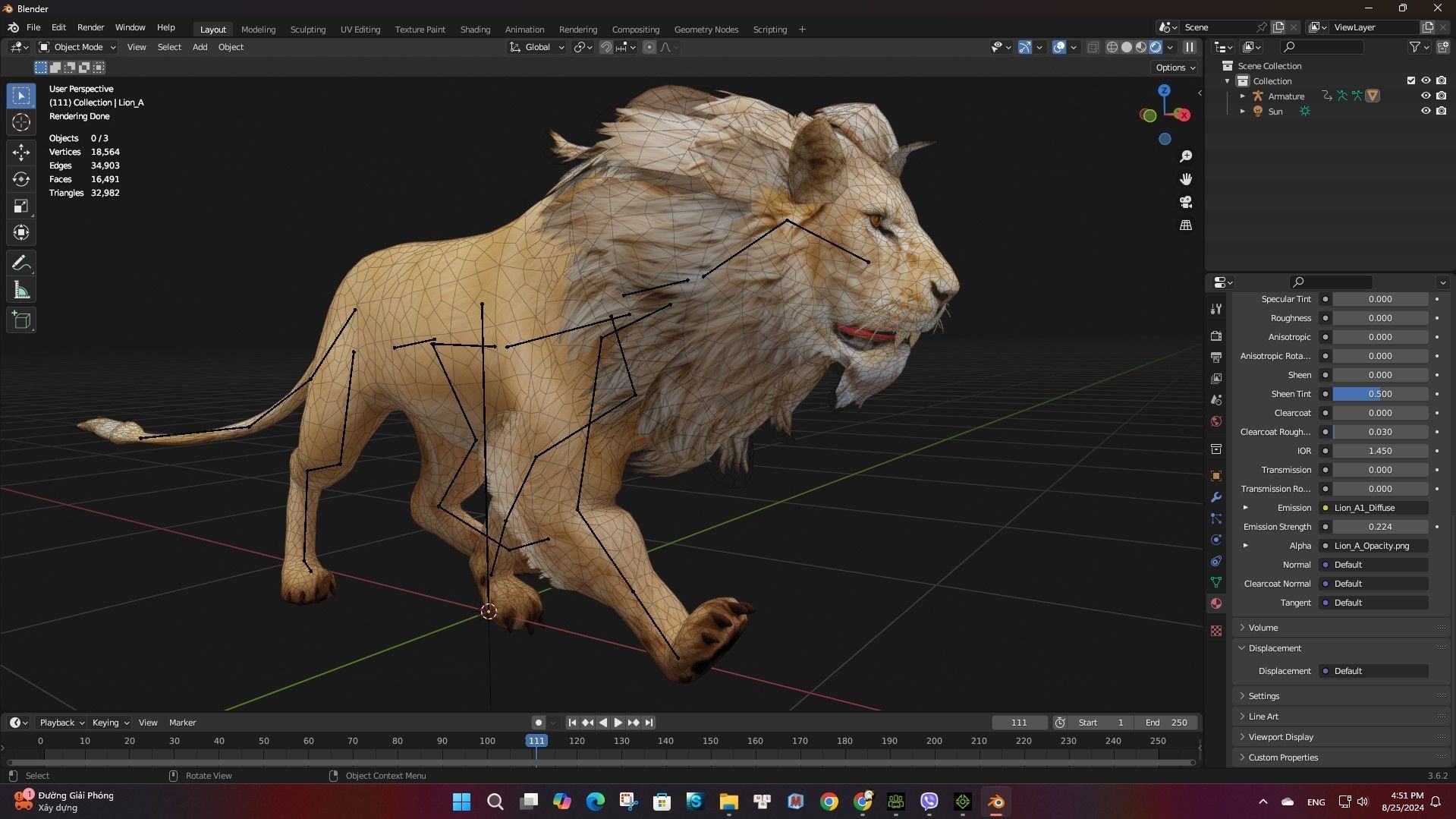 Lion-A1 3D model_17