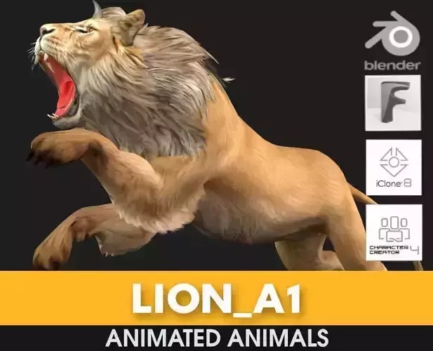 Lion-A1 3D model