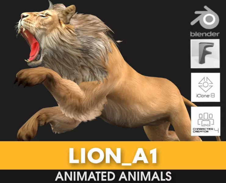 Lion-A1 3D model_0