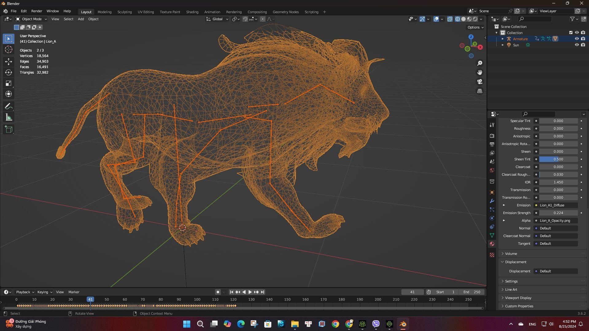 Lion-A1 3D model_19