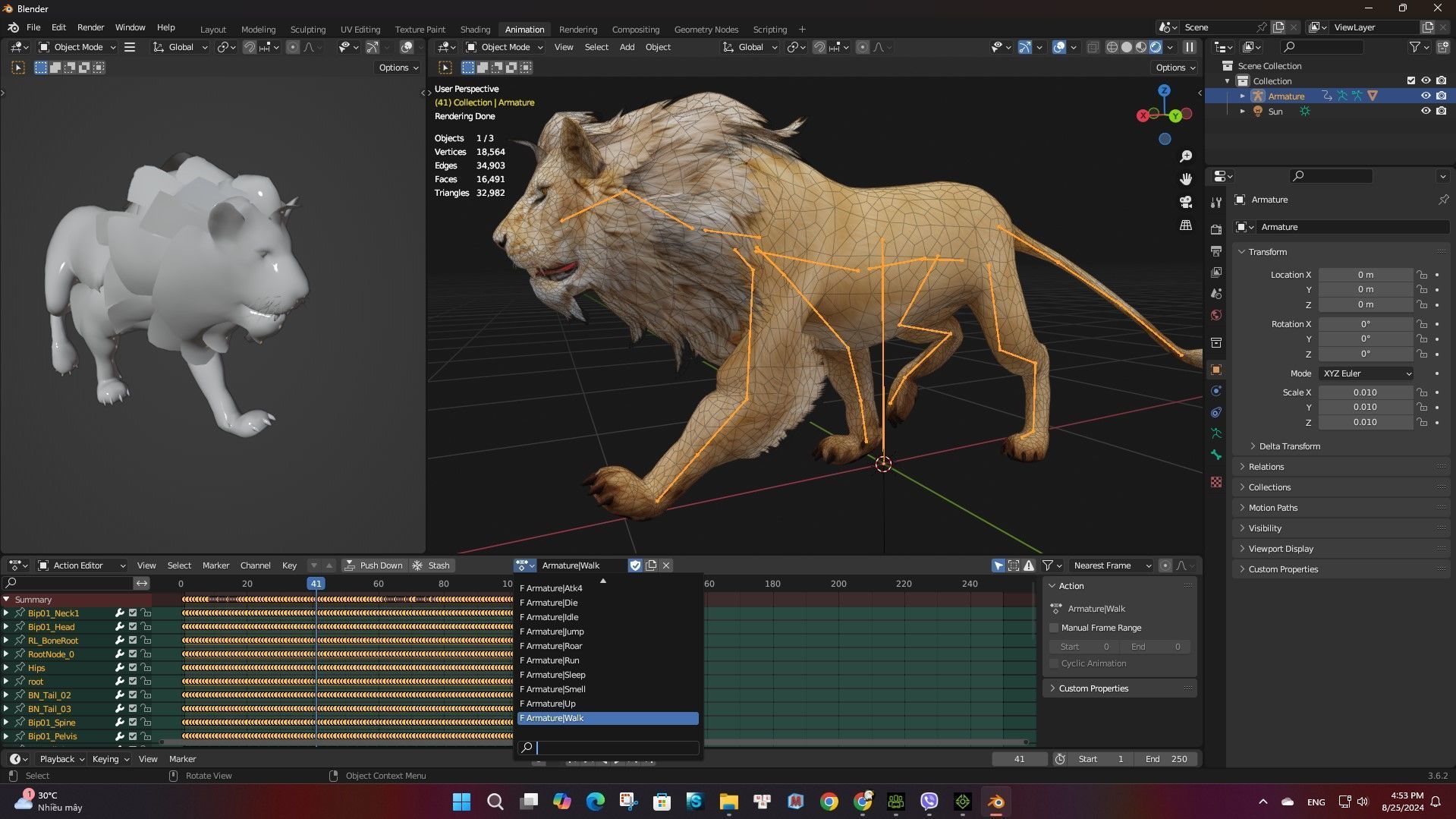 Lion-A1 3D model_21