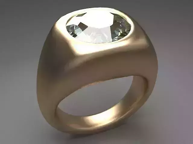 Gold Diamond Ring