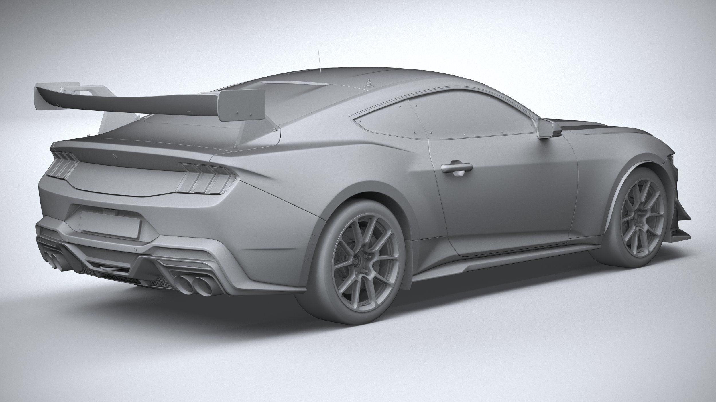 Mustang GT4 Racecar 2024 3D model_25