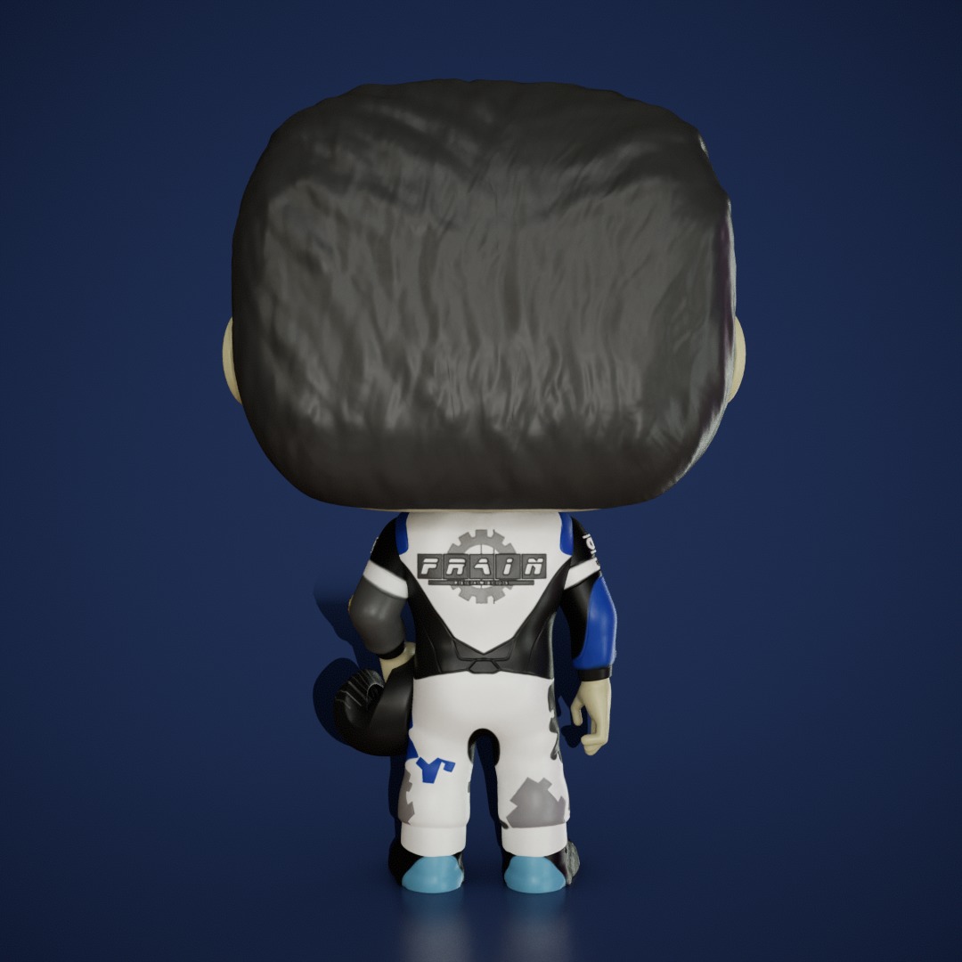 Piloto de carreras 3D print model_3