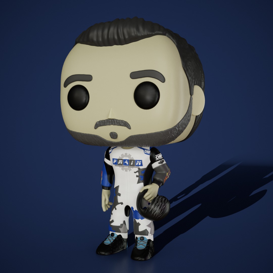 Piloto de carreras 3D print model_1