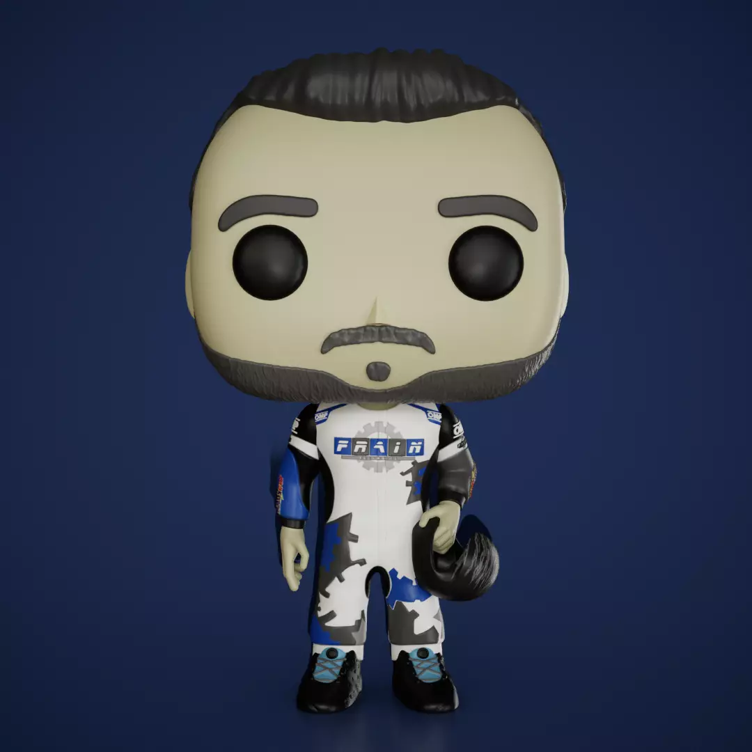 Piloto de carreras 3D print model_0