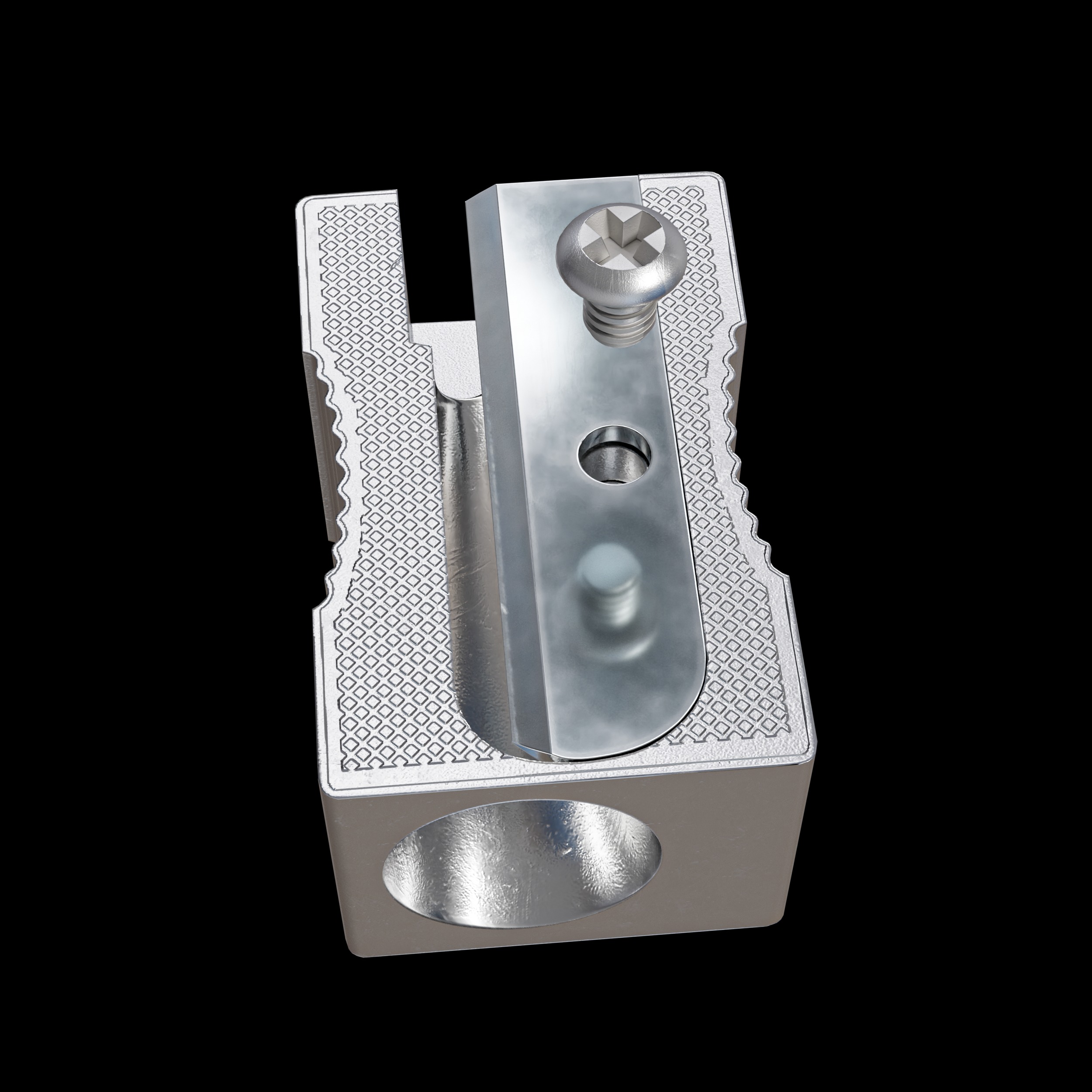 Pencil Sharpener 3D model Low-poly 3D model_7