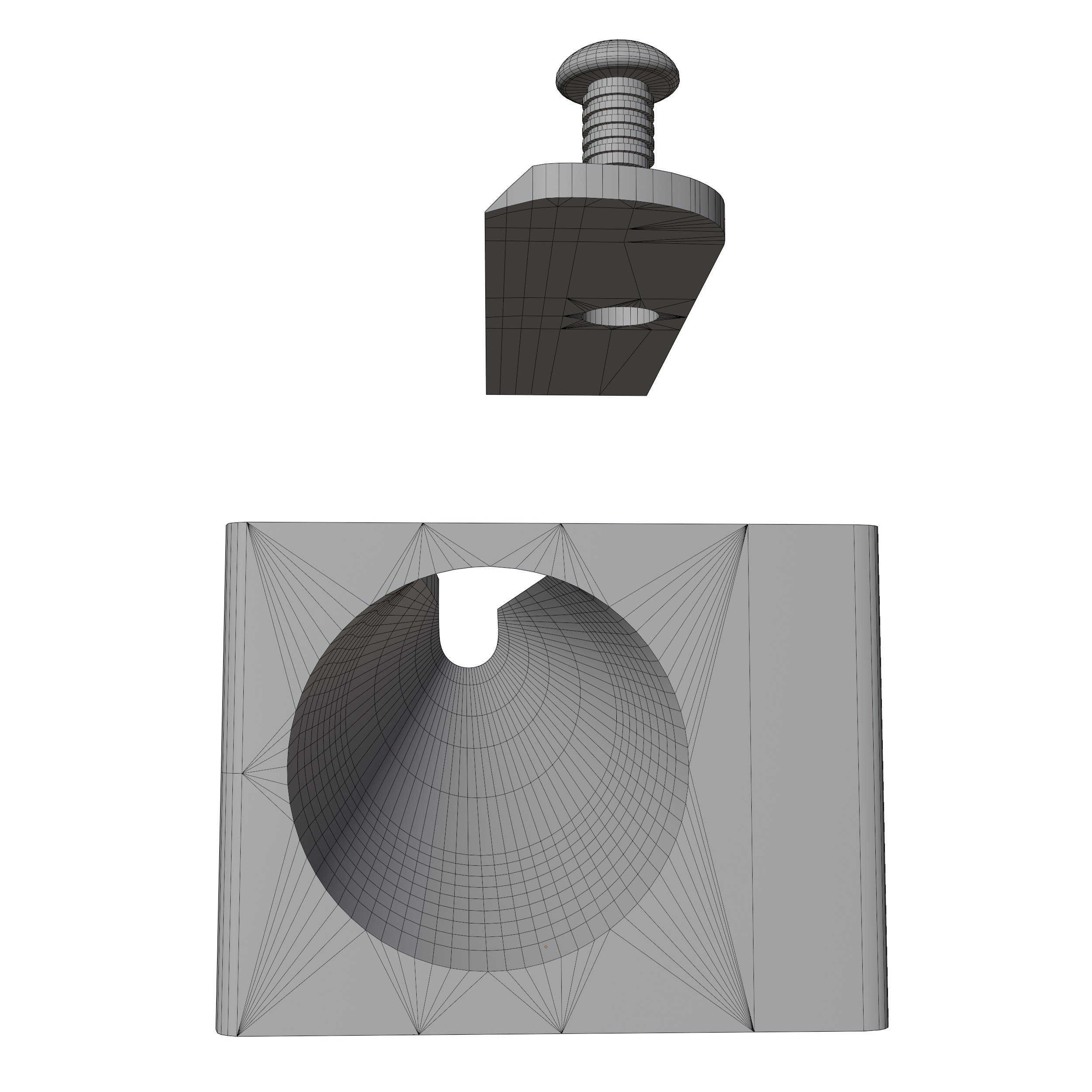 Pencil Sharpener 3D model Low-poly 3D model_17